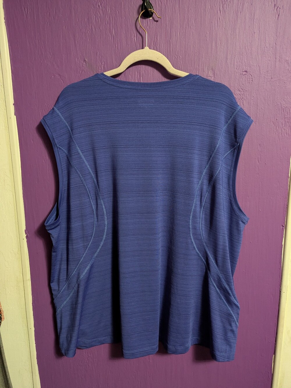 Athleta Merlin Blue Pacifica Illume UPF Sun Protection Fitted Tank Top 3X 22 24 - Picture 5 of 5